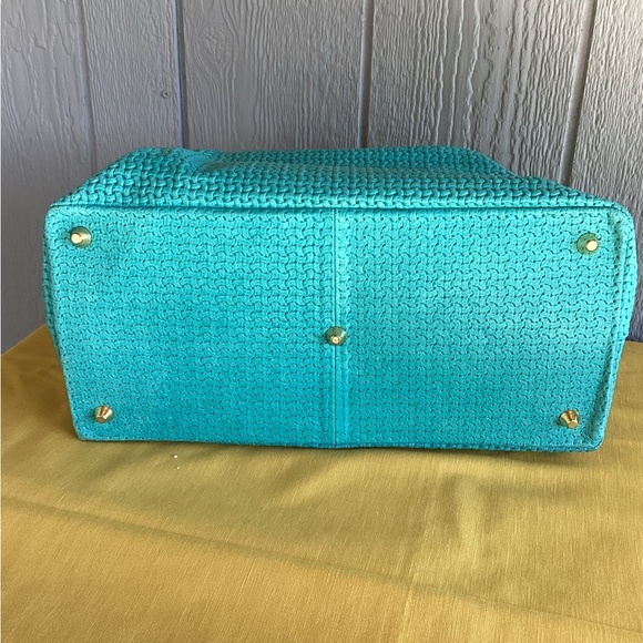 Italian Herringbone Leather Tote Bag - Picture 3 of 3